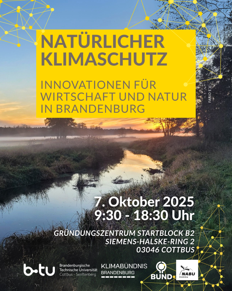Plakat Natürlicher Klimaschutz