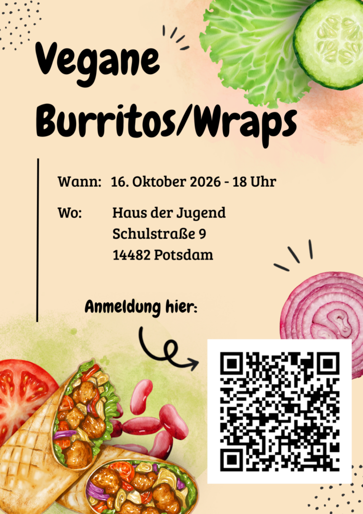 Informationen zum Burrito/Wrap-Abend.